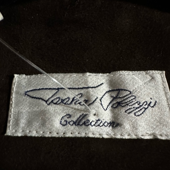 Tasha Polizzi Leather Women's Poncho Brown Southwestern Turquoise Fringe - Picture 3 of 10